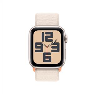 Apple Watch SE GPS 40mm Akıllı Saat Starlight Aluminium Case with Starlight Sport Loop-NEW