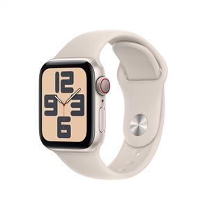 Apple Watch SE GPS + Cellular 40mm Starlight with Starlight Sport Band - S/M