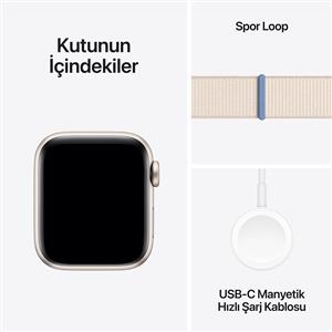 Apple Watch SE GPS + Cellular 40mm Starlight with Starlight Sport Loop-NEW
