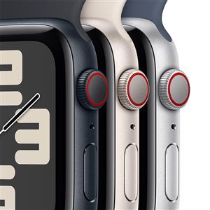 Apple Watch SE GPS + Cellular 40mm Midnight with Midnight Sport Band - M/L