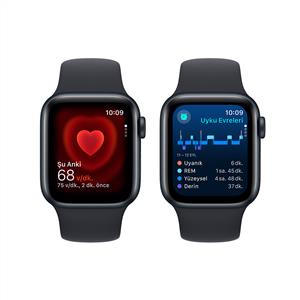 Apple Watch SE GPS + Cellular 40mm Midnight with Midnight Sport Band - M/L
