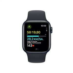 Apple Watch SE GPS + Cellular 40mm Midnight with Midnight Sport Band - M/L