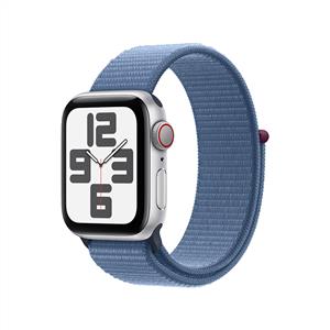 Apple Watch SE GPS + Cellular 40mm Silver with Winter Blue Sport Loop-NEW