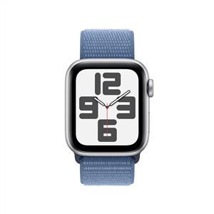 Apple Watch SE GPS + Cellular 40mm Silver with Winter Blue Sport Loop-NEW