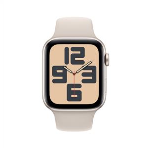 Apple Watch SE GPS + Cellular 44mm Akıllı Saat Starlight with Starlight Sport Band - S/M