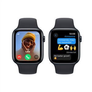 Apple Watch SE GPS + Cellular 44mm Akıllı Saat Midnight with Midnight Sport Band - S/M