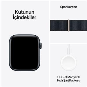 Apple Watch SE GPS + Cellular 44mm Akıllı Saat Midnight with Midnight Sport Loop-NEW