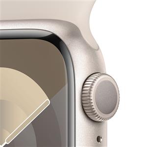 Apple Watch Series 9 GPS 41mm Akıllı Saat Starlight with Starlight Sport Band - S/M
