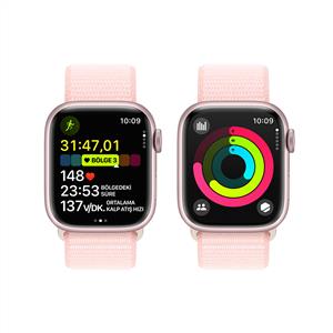 Apple Watch Series 9 GPS 41mm Akıllı Saat Pink with Light Pink Sport Loop