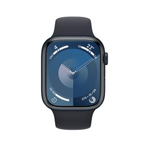 Apple Watch Series 9 GPS 45mm Akıllı Saat Midnight with Midnight Sport Band - M/L