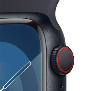 Apple Watch Series 9 GPS + Cellular 41mm Akıllı Saat with Midnight Sport Band - M/L