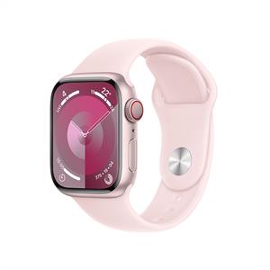 Apple Watch Series 9 GPS + Cellular 41mm Akıllı Saat Pink with Light Pink Sport Band - S/M