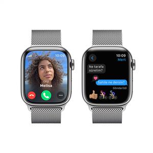 Apple Watch Series 9 GPS + Cellular 41mm Akıllı Saat Stainless Steel Case with Silver