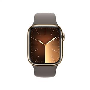 Apple Watch Series 9 GPS + Cellular 41mm Gold with Clay Sport Band - M/L