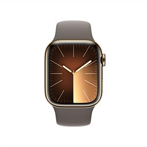 Apple Watch Series 9 GPS + Cellular 41mm Gold Stainless Steel Case with Gold