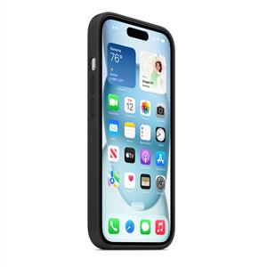 Apple MT0J3ZM/A iPhone 15 MagSafe Silikon Kılıf - Siyah