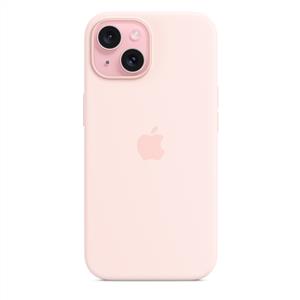 Apple MT0U3ZM/A iPhone 15 MagSafe Silikon Kılıf - Uçuk Pembe
