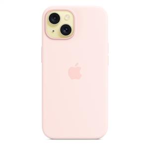 Apple MT0U3ZM/A iPhone 15 MagSafe Silikon Kılıf - Uçuk Pembe