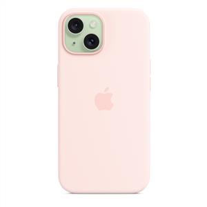 Apple MT0U3ZM/A iPhone 15 MagSafe Silikon Kılıf - Uçuk Pembe