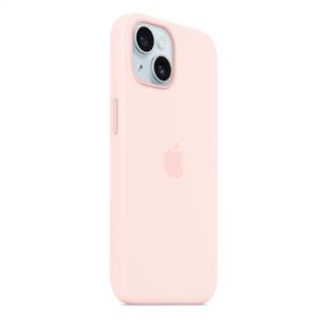 Apple MT0U3ZM/A iPhone 15 MagSafe Silikon Kılıf - Uçuk Pembe