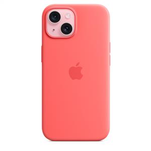 Apple MT0V3ZM/A iPhone 15 MagSafe Silikon Kılıf - Guava