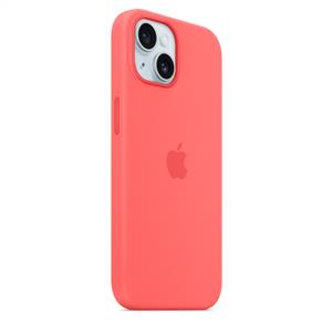 Apple MT0V3ZM/A iPhone 15 MagSafe Silikon Kılıf - Guava