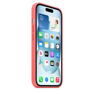 Apple MT0V3ZM/A iPhone 15 MagSafe Silikon Kılıf - Guava