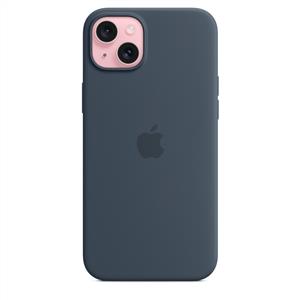 Apple MT123ZM/A iPhone 15 Plus MagSafe Silikon Kılıf - Fırtına Mavisi