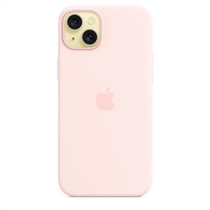 Apple MT143ZM/A iPhone 15 Plus MagSafe Silikon Kılıf - Uçuk Pembe