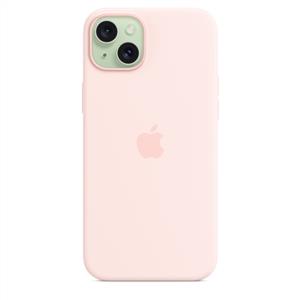 Apple MT143ZM/A iPhone 15 Plus MagSafe Silikon Kılıf - Uçuk Pembe