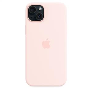 Apple MT143ZM/A iPhone 15 Plus MagSafe Silikon Kılıf - Uçuk Pembe