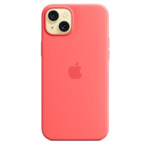 Apple MT163ZM/A iPhone 15 Plus MagSafe Silikon Kılıf - Guava