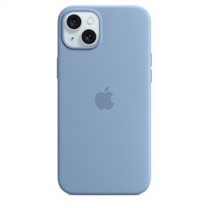 Apple MT193ZM/A iPhone 15 Plus MagSafe Silikon Kılıf - Buz Mavisi
