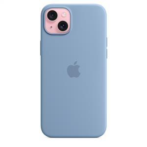 Apple MT193ZM/A iPhone 15 Plus MagSafe Silikon Kılıf - Buz Mavisi