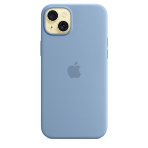 Apple MT193ZM/A iPhone 15 Plus MagSafe Silikon Kılıf - Buz Mavisi