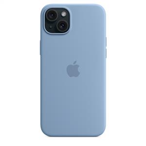 Apple MT193ZM/A iPhone 15 Plus MagSafe Silikon Kılıf - Buz Mavisi