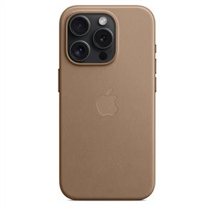 Apple MT4J3ZM/A iPhone 15 Pro MagSafe özellikli Mikro Dokuma Kılıf - Vizon Grisi