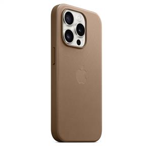 Apple MT4J3ZM/A iPhone 15 Pro MagSafe özellikli Mikro Dokuma Kılıf - Vizon Grisi