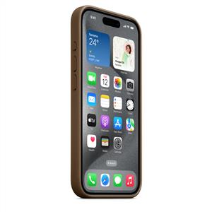 Apple MT4J3ZM/A iPhone 15 Pro MagSafe özellikli Mikro Dokuma Kılıf - Vizon Grisi