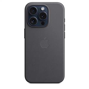 Apple MT4H3ZM/A iPhone 15 Pro için MagSafe özellikli Mikro Dokuma Kılıf - Siyah