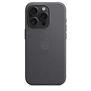 Apple MT4H3ZM/A iPhone 15 Pro için MagSafe özellikli Mikro Dokuma Kılıf - Siyah