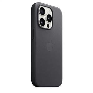 Apple MT4H3ZM/A iPhone 15 Pro için MagSafe özellikli Mikro Dokuma Kılıf - Siyah