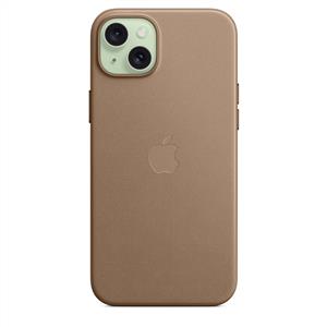 Apple MT473ZM/A iPhone 15 Plus MagSafe özellikli Mikro Dokuma Kılıf -Vizon Grisi