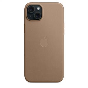 Apple MT473ZM/A iPhone 15 Plus MagSafe özellikli Mikro Dokuma Kılıf -Vizon Grisi