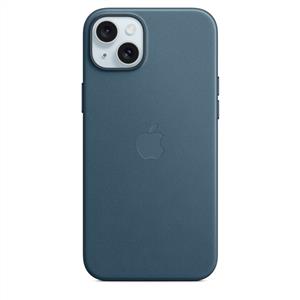 Apple MT4D3ZM/A iPhone 15 Plus için MagSafe Mikro Dokuma Kılıf - Pasif Mavisi