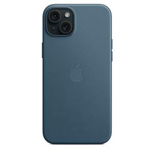 Apple MT4D3ZM/A iPhone 15 Plus için MagSafe Mikro Dokuma Kılıf - Pasif Mavisi