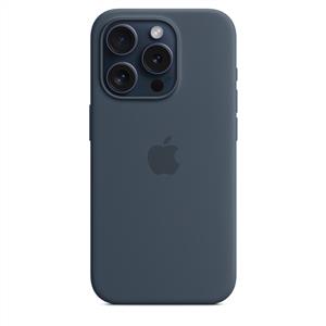 Apple MT1D3ZM/A iPhone 15 Pro MagSafe özellikli Silikon Kılıf - Fırtına Mavisi