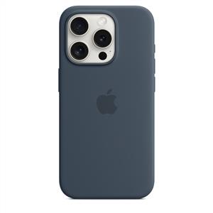Apple MT1D3ZM/A iPhone 15 Pro MagSafe özellikli Silikon Kılıf - Fırtına Mavisi