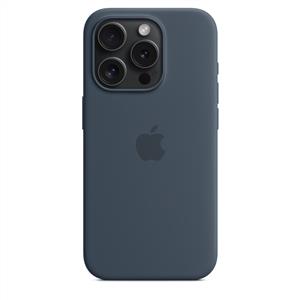 Apple MT1D3ZM/A iPhone 15 Pro MagSafe özellikli Silikon Kılıf - Fırtına Mavisi