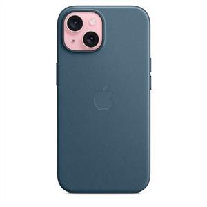 Apple MT3G3ZM/A iPhone 15 MagSafe özellikli Mikro Dokuma Kılıf - Pasifik Mavisi